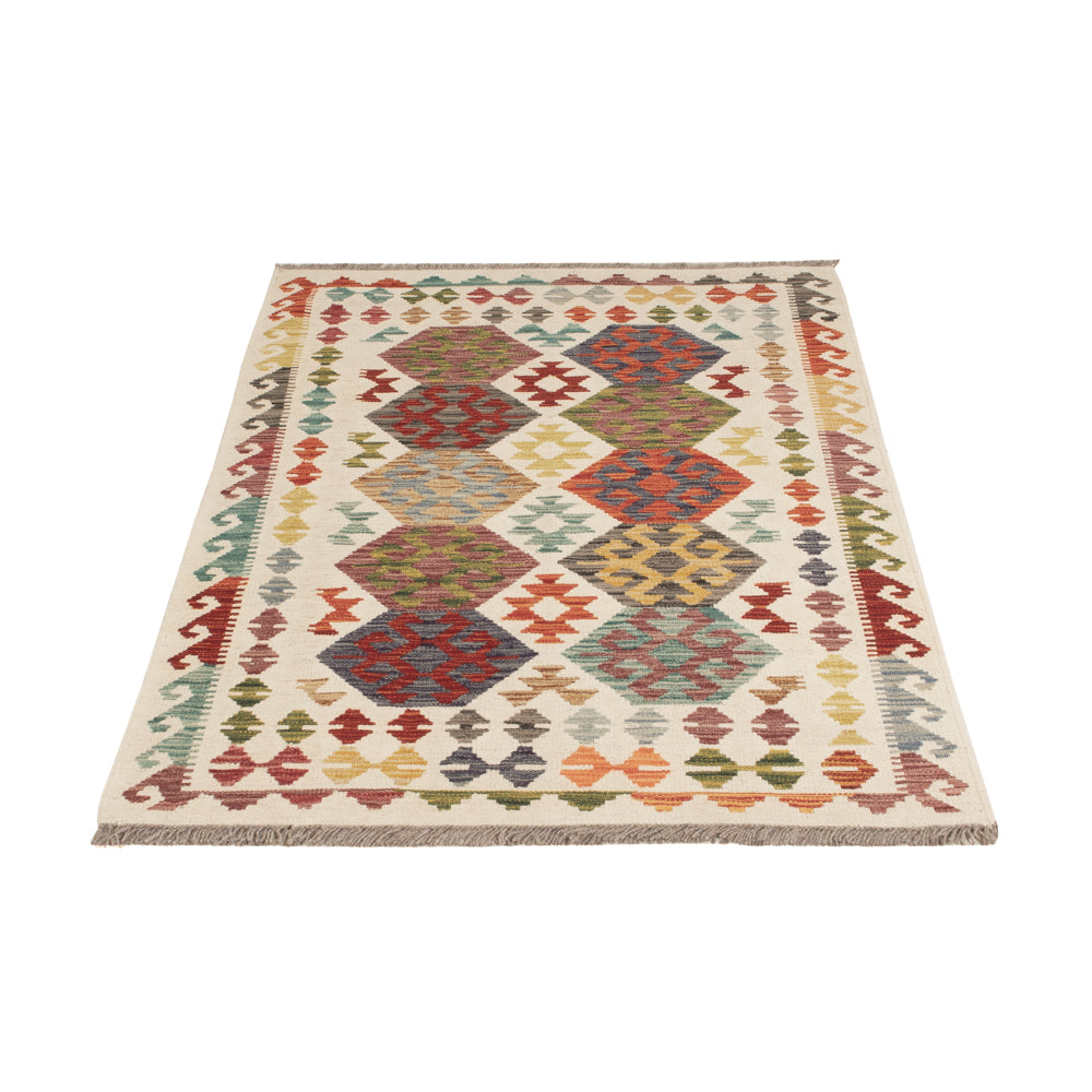 Kelim Rug - Splash - 155 x 97 cm - colorful