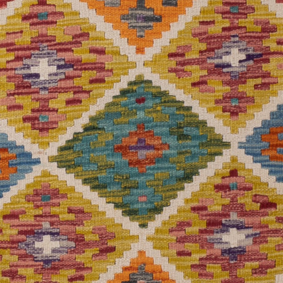 Kelim Rug - Splash - 141 x 100 cm - colorful