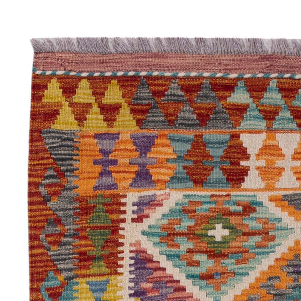 Kelim Rug - Splash - 141 x 100 cm - colorful