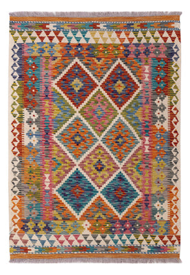 Kelim Rug - Splash - 147 x 102 cm - colorful