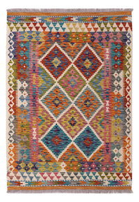 Kelim Rug - Splash - 147 x 102 cm - colorful