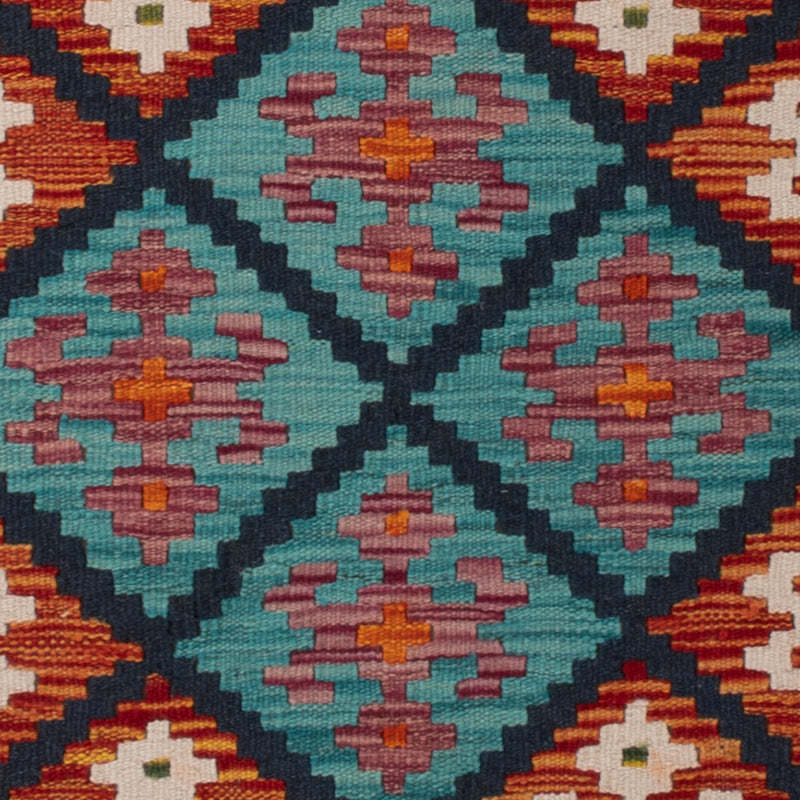 Kelim Rug - Splash - 145 x 100 cm - colorful