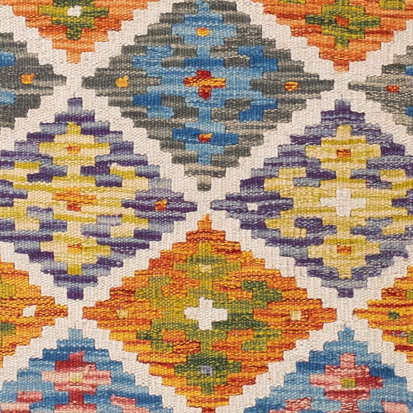 Kelim Rug - Splash - 150 x 98 cm - colorful