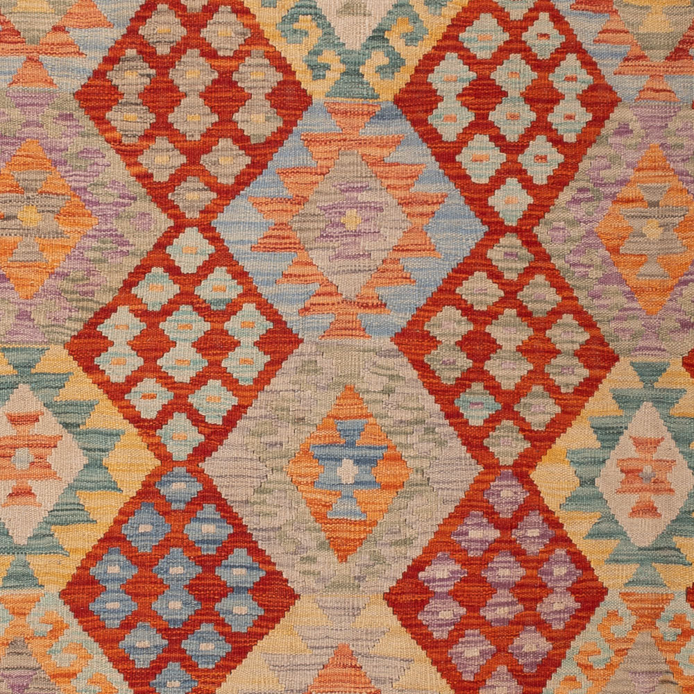 Kelim Rug - Splash - 240 x 181 cm - colorful