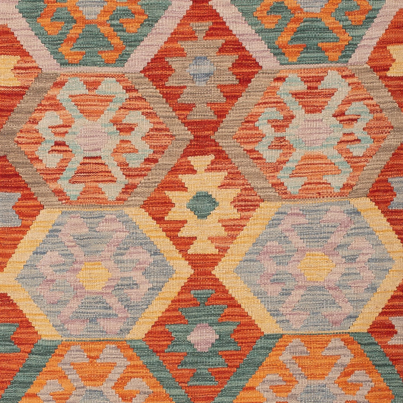 Kelim Rug - Splash - 234 x 165 cm - colorful