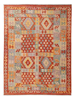 Kelim Rug - Splash - 236 x 173 cm - colorful