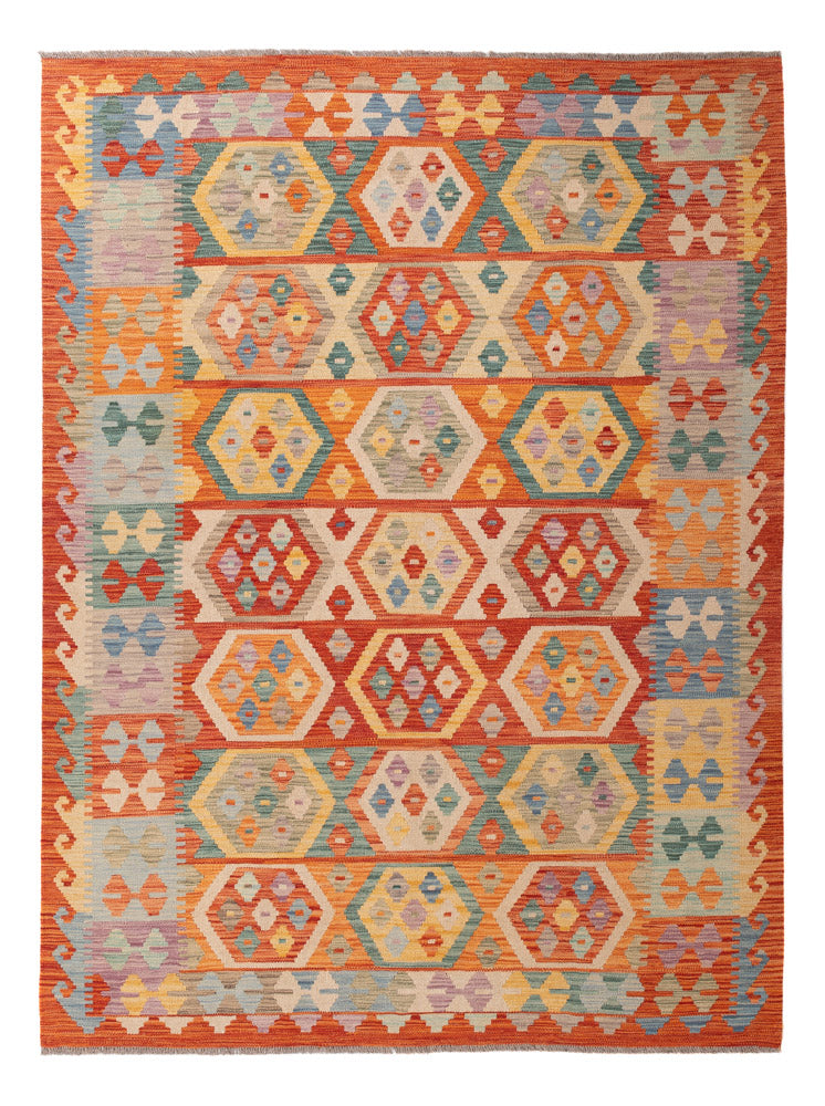 Kelim Rug - Splash - 240 x 170 cm - colorful