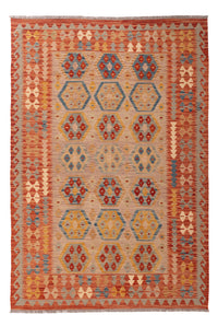 Kelim Rug - Splash - 242 x 162 cm - colorful