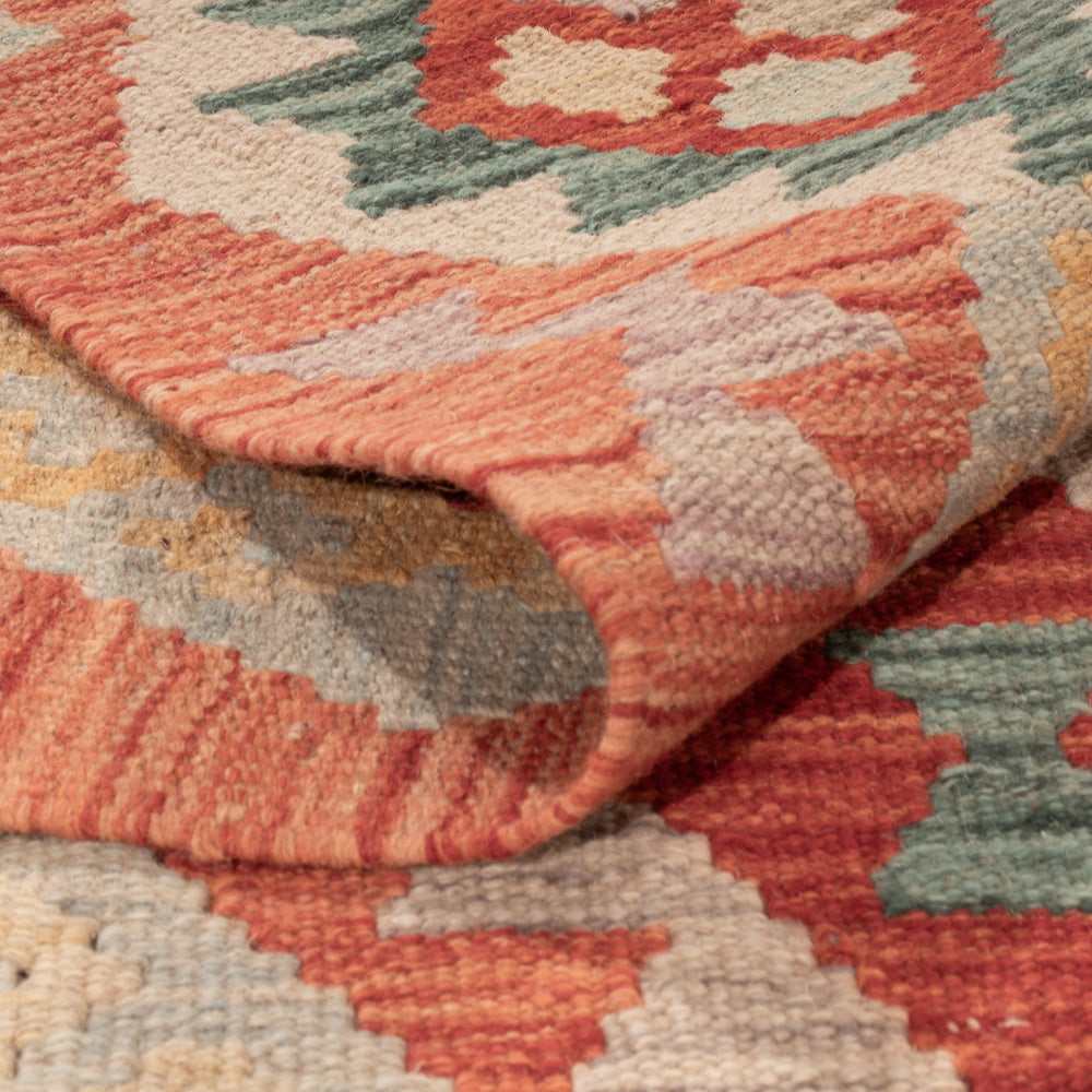 Kelim Rug - Splash - 247 x 179 cm - colorful