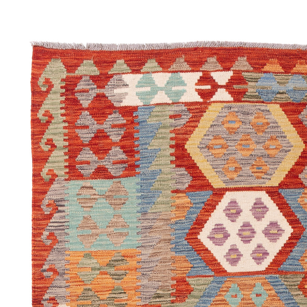 Kelim Rug - Splash - 250 x 168 cm - colorful