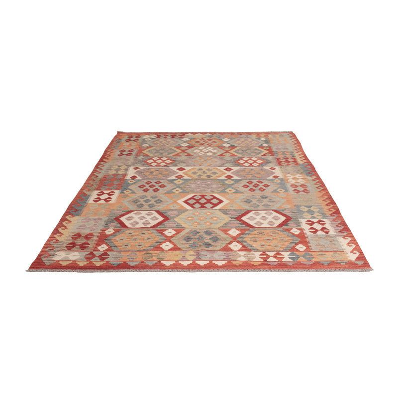 Kelim Rug - Splash - 239 x 178 cm - colorful