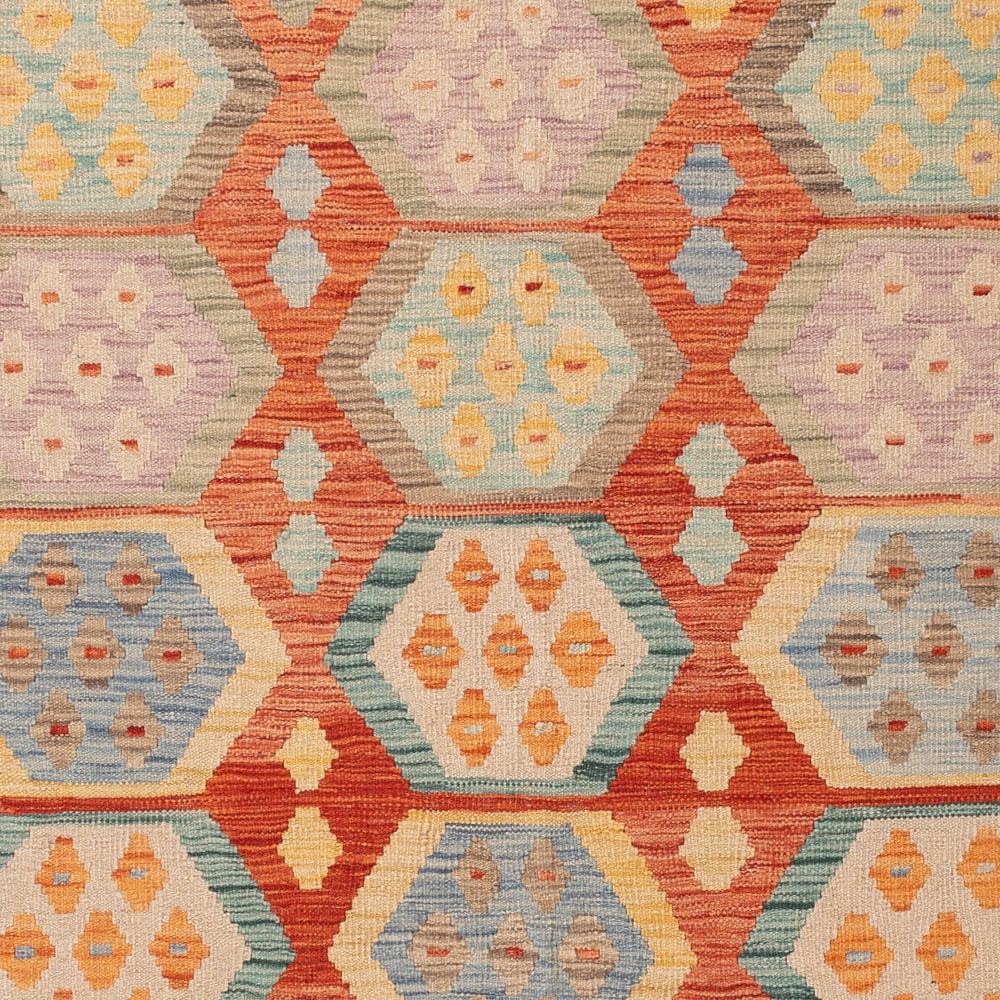 Kelim Rug - Splash - 237 x 173 cm - colorful