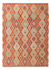 Kelim Rug - Splash - 246 x 174 cm - colorful