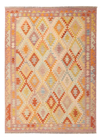 Kelim Rug - Splash - 242 x 175 cm - colorful