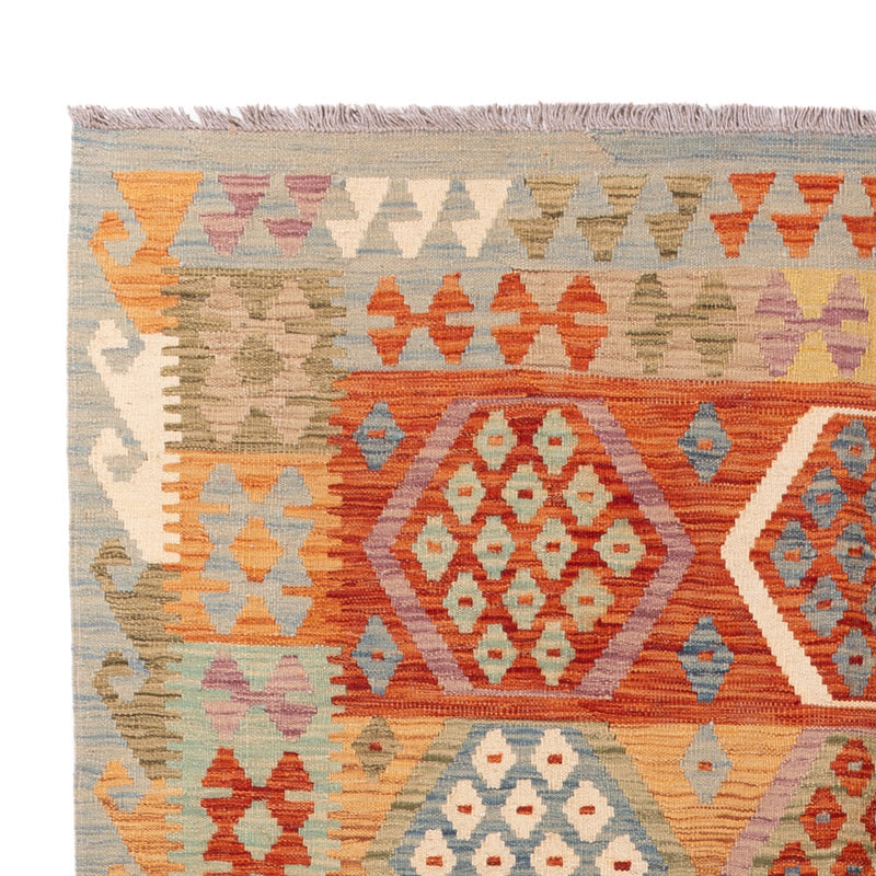 Kelim Rug - Splash - 246 x 165 cm - colorful