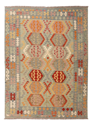 Kelim Rug - Splash - 236 x 175 cm - colorful