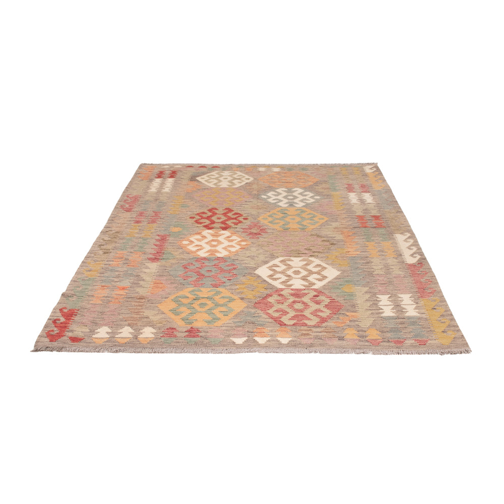 Kelim Rug - Splash - 243 x 168 cm - colorful