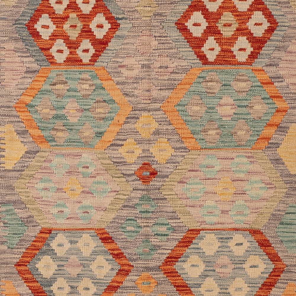 Kelim Rug - Splash - 247 x 166 cm - colorful