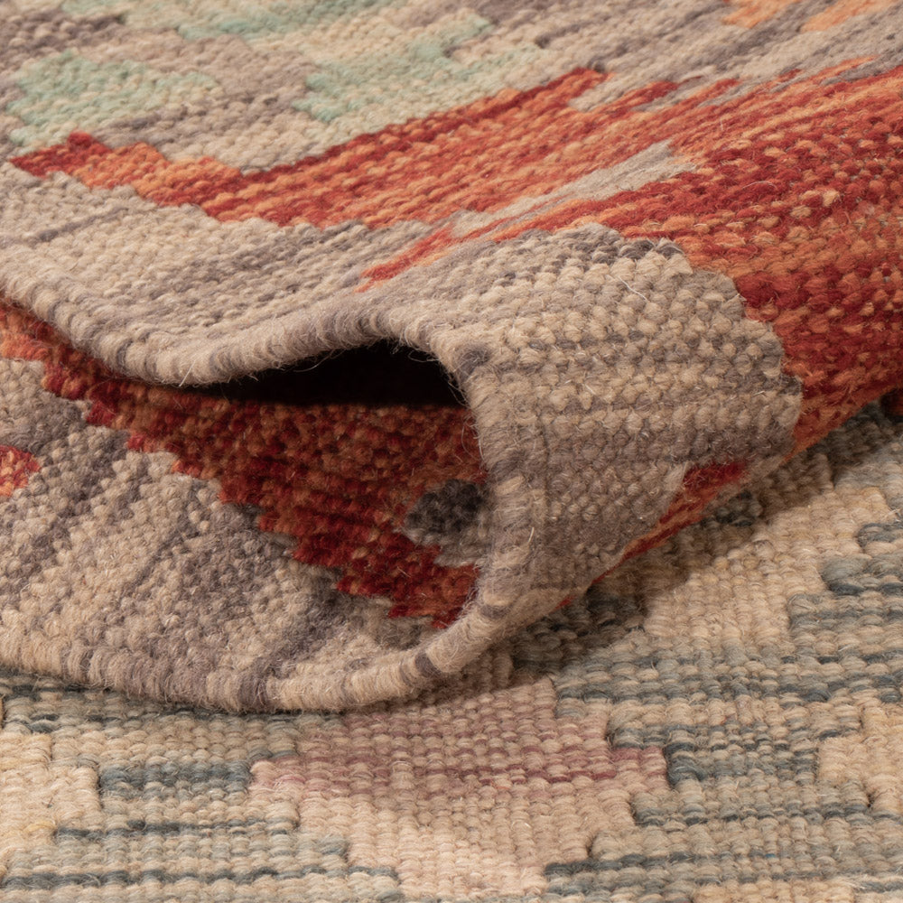 Kelim Rug - Splash - 247 x 166 cm - colorful