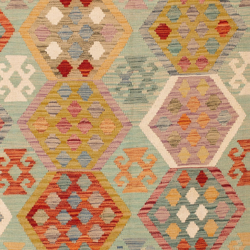 Kelim Rug - Splash - 248 x 170 cm - colorful