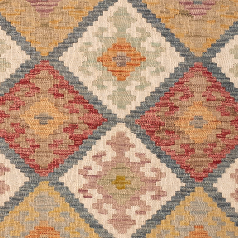 Kelim Rug - Splash - 198 x 146 cm - colorful