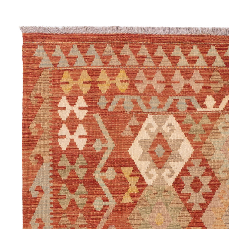 Kelim Rug - Splash - 196 x 155 cm - colorful