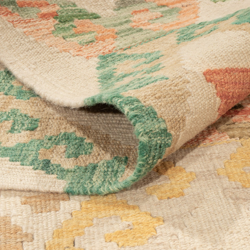 Kelim Rug - Splash - 198 x 149 cm - colorful