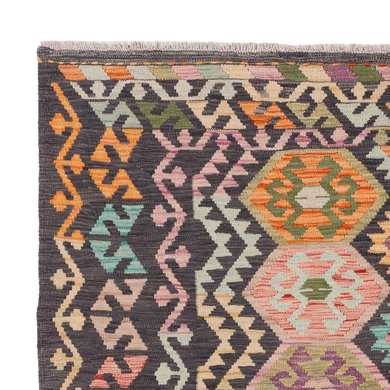 Kelim Rug - Splash - 195 x 161 cm - colorful