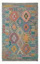 Kelim Teppich - Splash - 167 x 106 cm - bunt