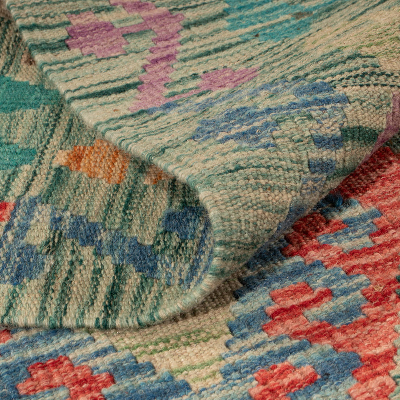 Kelim Rug - Splash - 167 x 106 cm - colorful