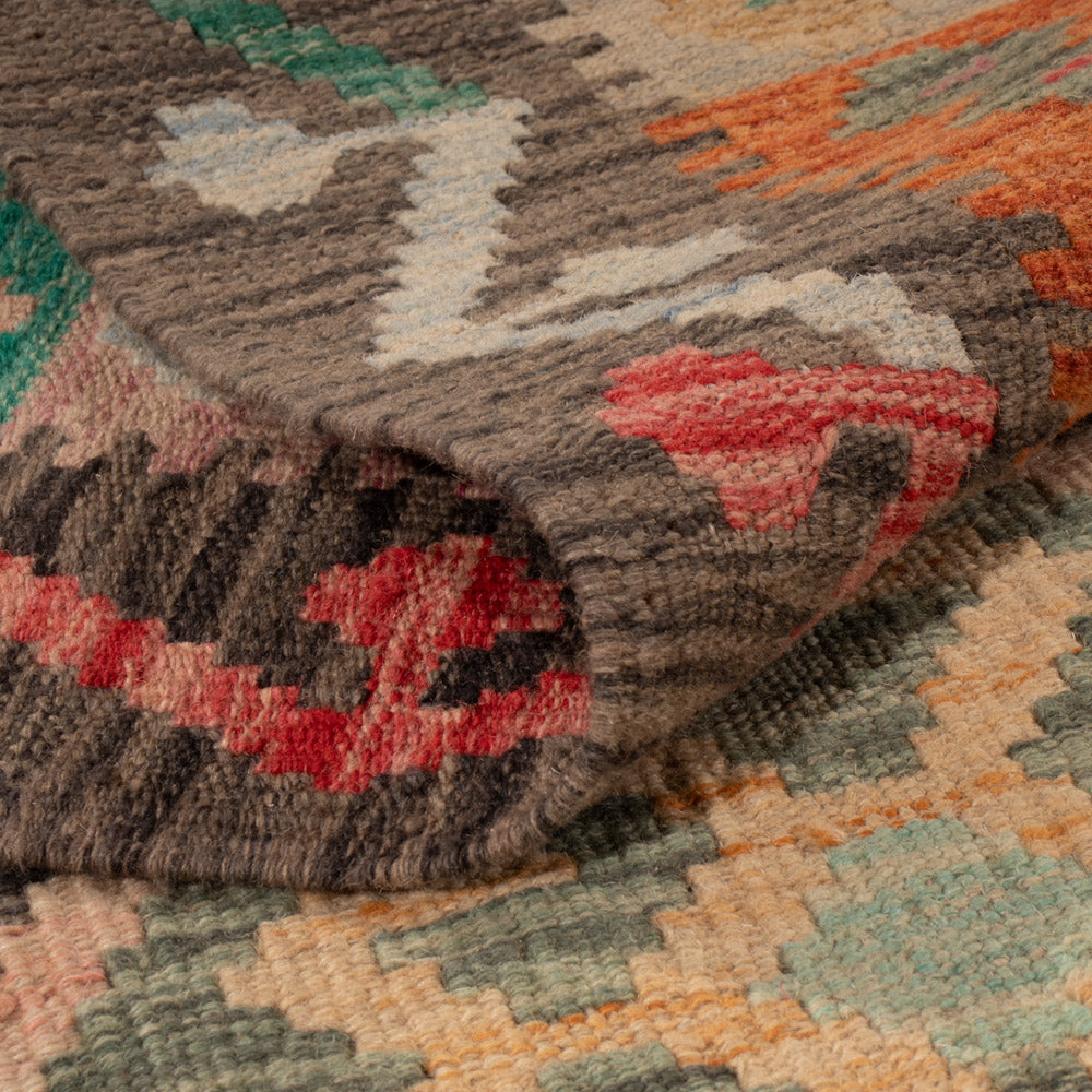 Kelim Rug - Splash - 160 x 105 cm - colorful