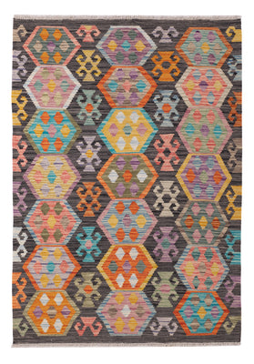 Kelim Rug - Splash - 151 x 104 cm - colorful