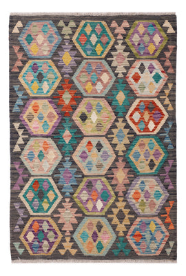 Kelim Rug - Splash - 151 x 100 cm - colorful