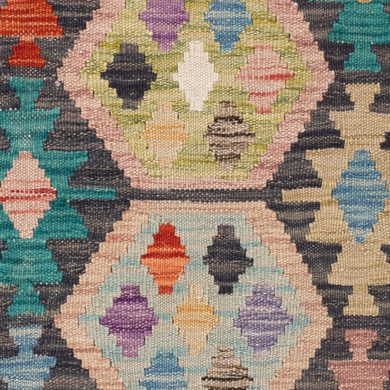 Kelim Rug - Splash - 151 x 100 cm - colorful