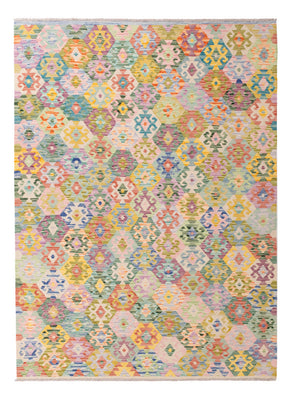 Kelim Rug - Splash - 243 x 180 cm - colorful