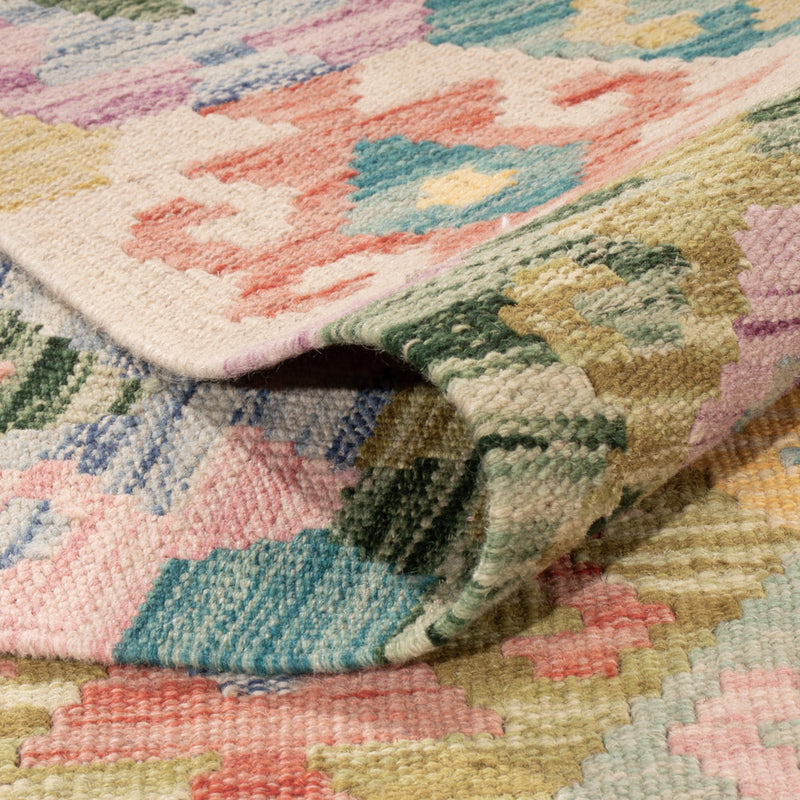 Kelim Rug - Splash - 243 x 180 cm - colorful