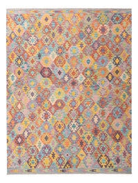 Kelim Rug - Splash - 246 x 188 cm - colorful
