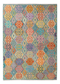 Kelim Rug - Splash - 252 x 179 cm - colorful
