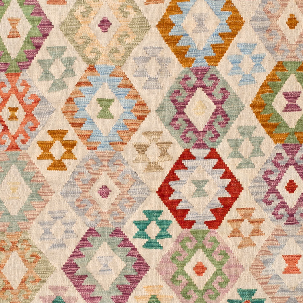 Kelim Rug - Splash - 240 x 177 cm - colorful