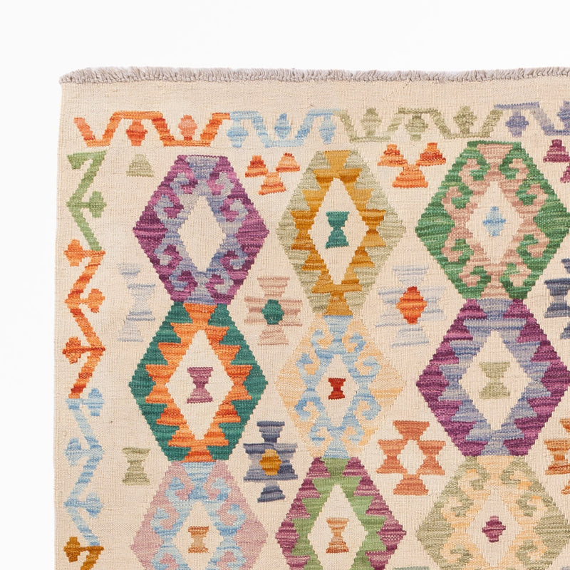 Kelim Rug - Splash - 240 x 177 cm - colorful