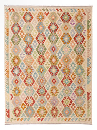 Kelim Rug - Splash - 247 x 181 cm - colorful