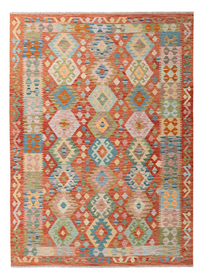 Kelim Rug - Splash - 244 x 176 cm - colorful