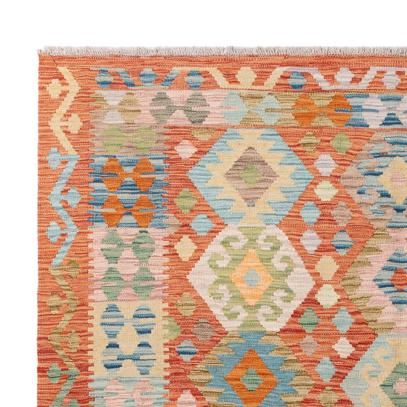 Kelim Rug - Splash - 244 x 176 cm - colorful