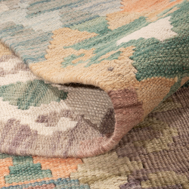 Kelim Rug - Splash - 242 x 172 cm - colorful