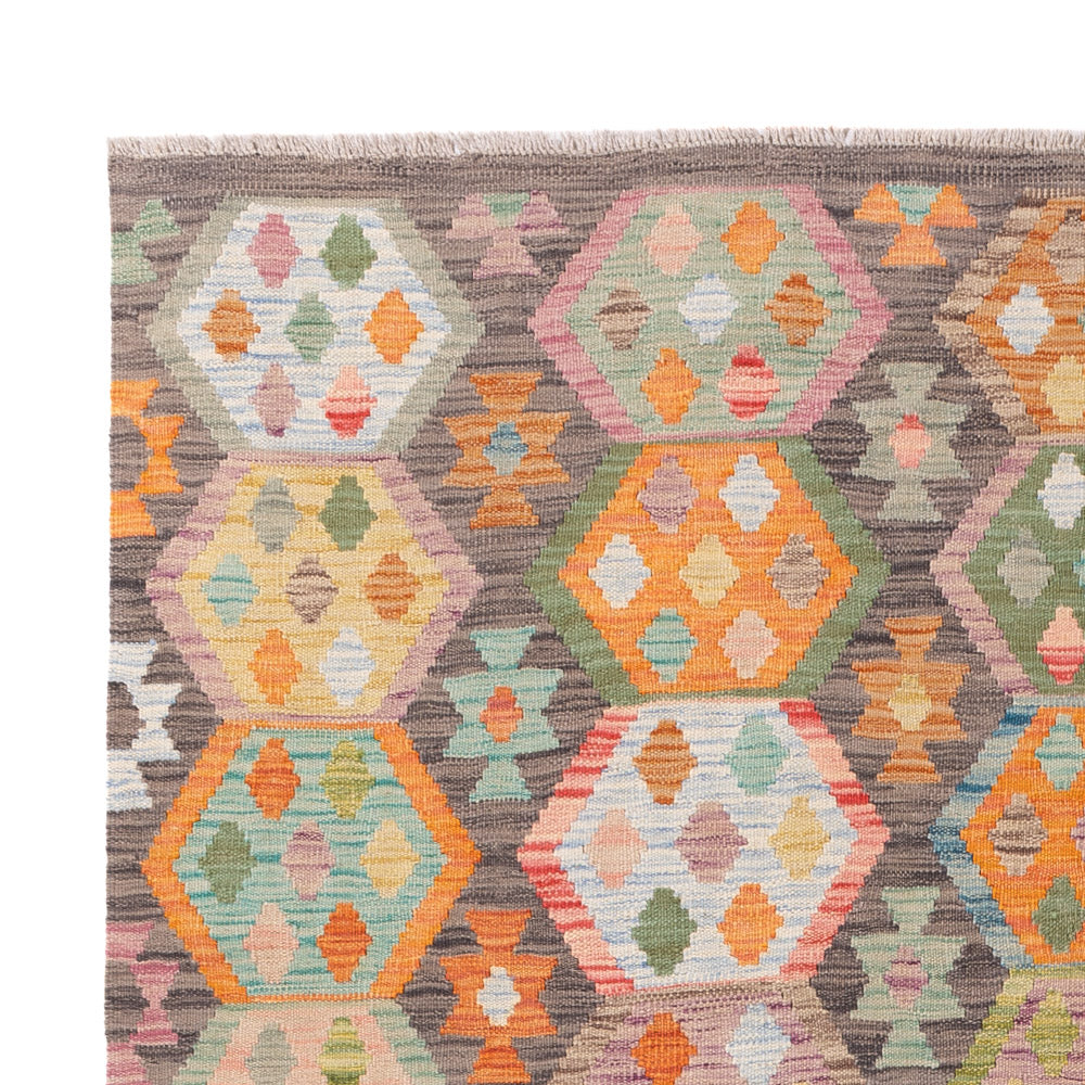 Kelim Rug - Splash - 235 x 178 cm - colorful