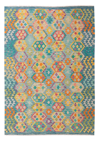 Kelim Rug - Splash - 245 x 173 cm - colorful
