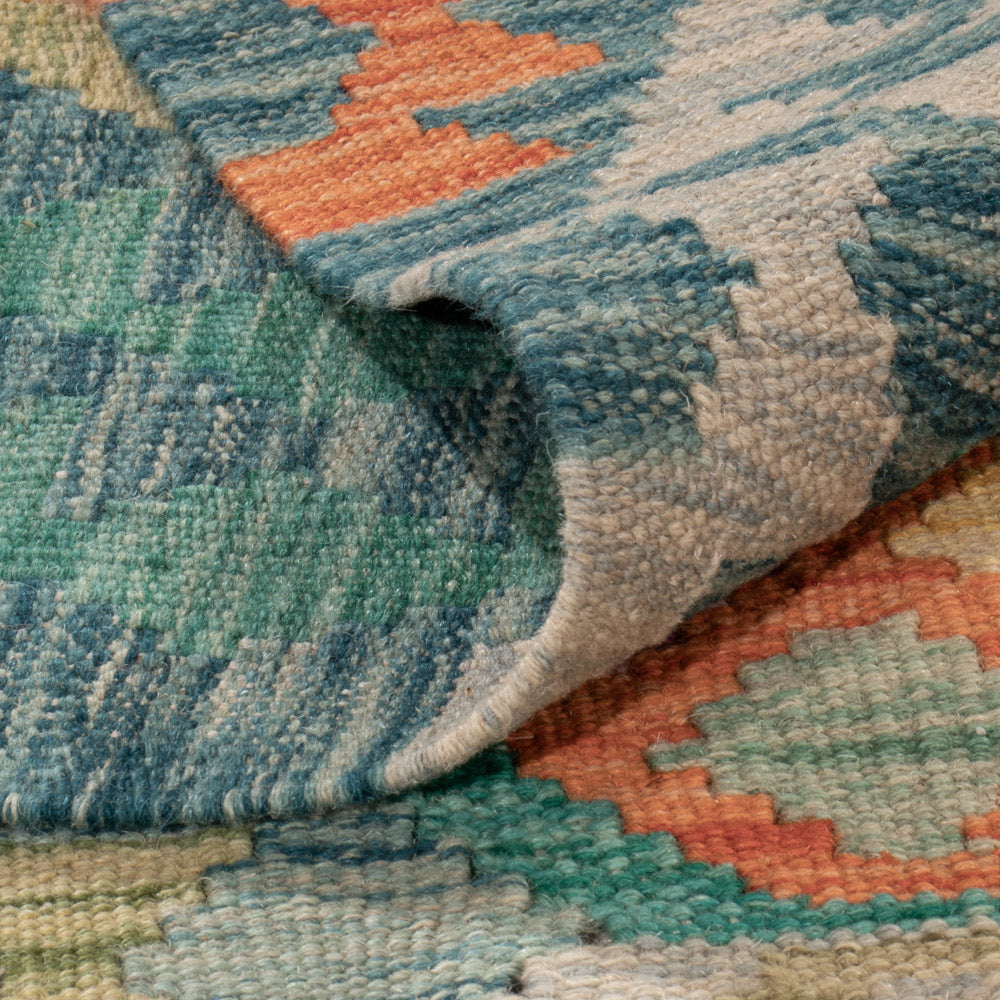 Kelim Rug - Splash - 245 x 173 cm - colorful