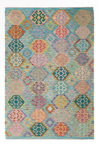 Kelim Rug - Splash - 250 x 170 cm - colorful