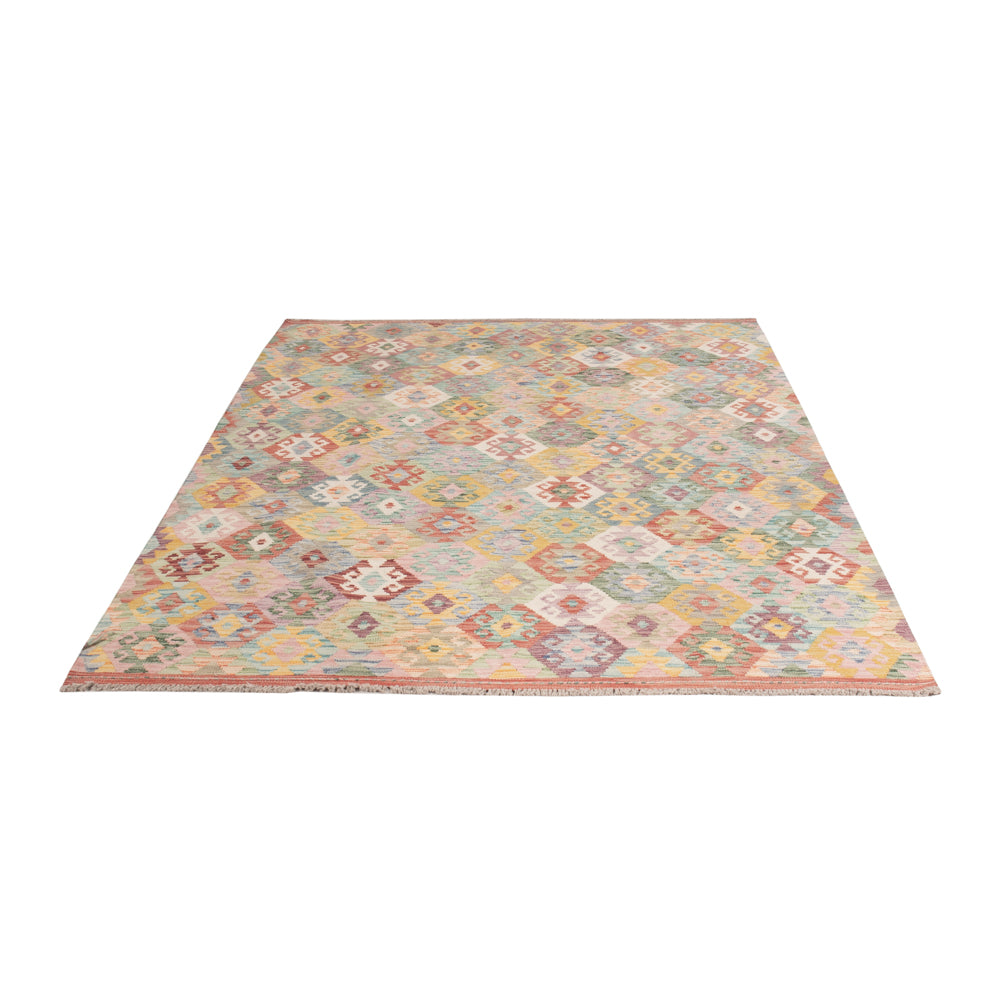 Kelim Rug - Splash - 246 x 180 cm - colorful