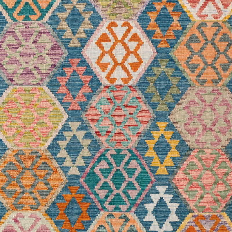 Kelim Rug - Splash - 245 x 180 cm - colorful